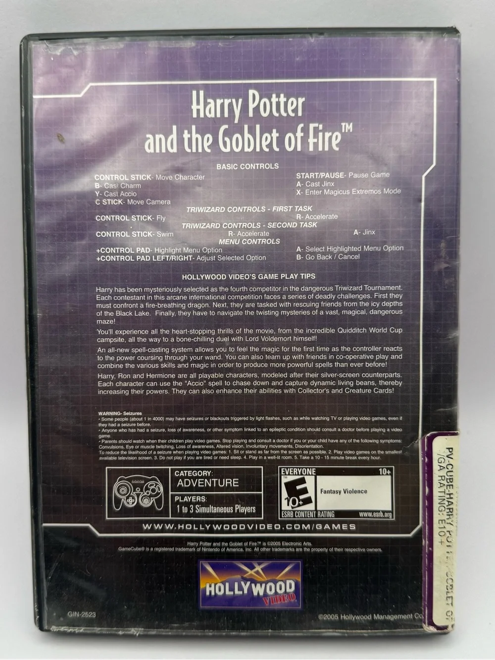 Harry Potter and the Goblet of Fire Nintendo GameCube, 2005 - No Manual - Tested